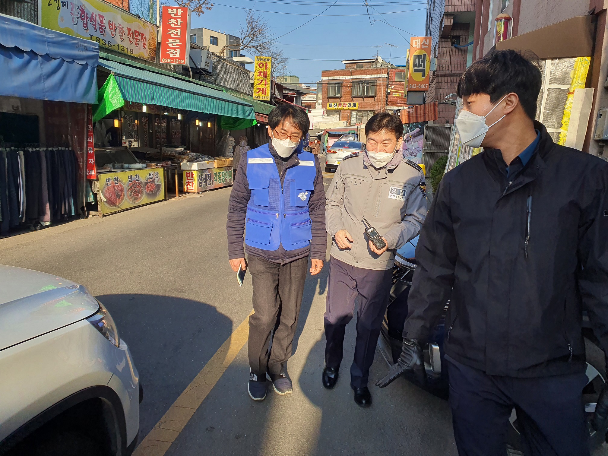 동장 지구대장 합동순찰 실시 의 이미지