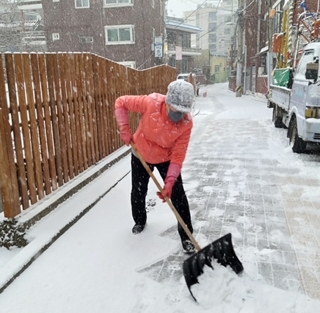 12. 18.(토) 제설작업 실시(직능단체 및 주민) 의 이미지