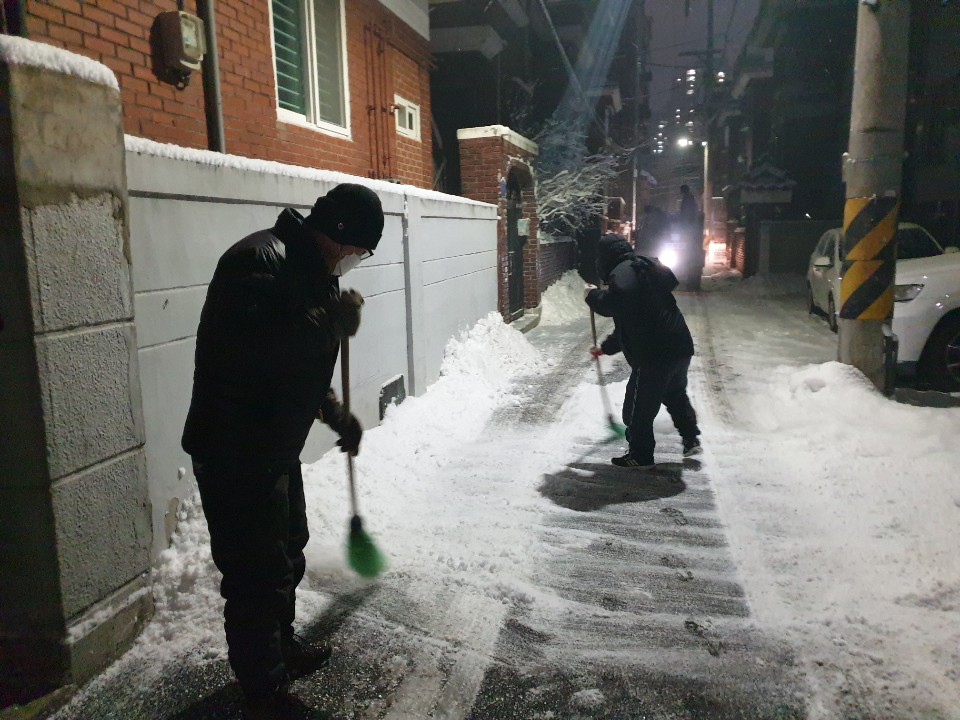 관내 제설 작업(210113) 의 이미지