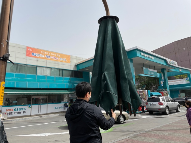 강풍 대비 무더위 그늘막 쉼터 점검(210506) 의 이미지