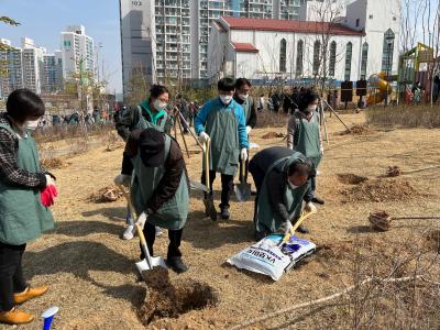 릴레이 식목행사(3.22.) 의 이미지