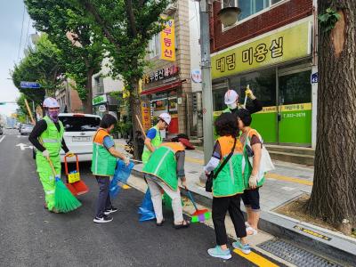 태풍＇카눈＇ 관련  민관 합동 긴급 대청소 실시 의 이미지