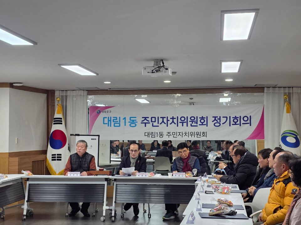 대림1동 주민자치위원회 월례회의 5번째 파일