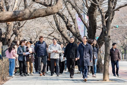 제18회 영등포 여의도 봄꽃축제 현장점검 및 동행 인터뷰 의 이미지