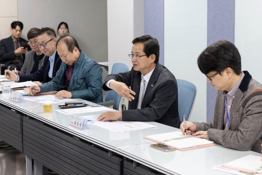 신길빗물펌프장 증설 및 배수개선공사 추진상황 보고회 의 이미지