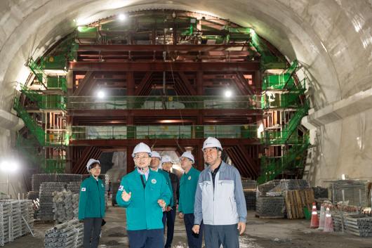 신안산선 복선전철 공사현장 안전점검 의 이미지