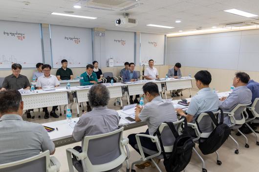 도림천 횡단교량 설치사업 기술자문위원회 3차 회의 사진