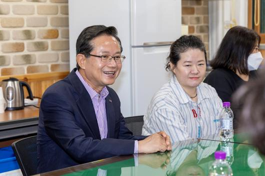 관내학교시설방문_대영중학교 사진