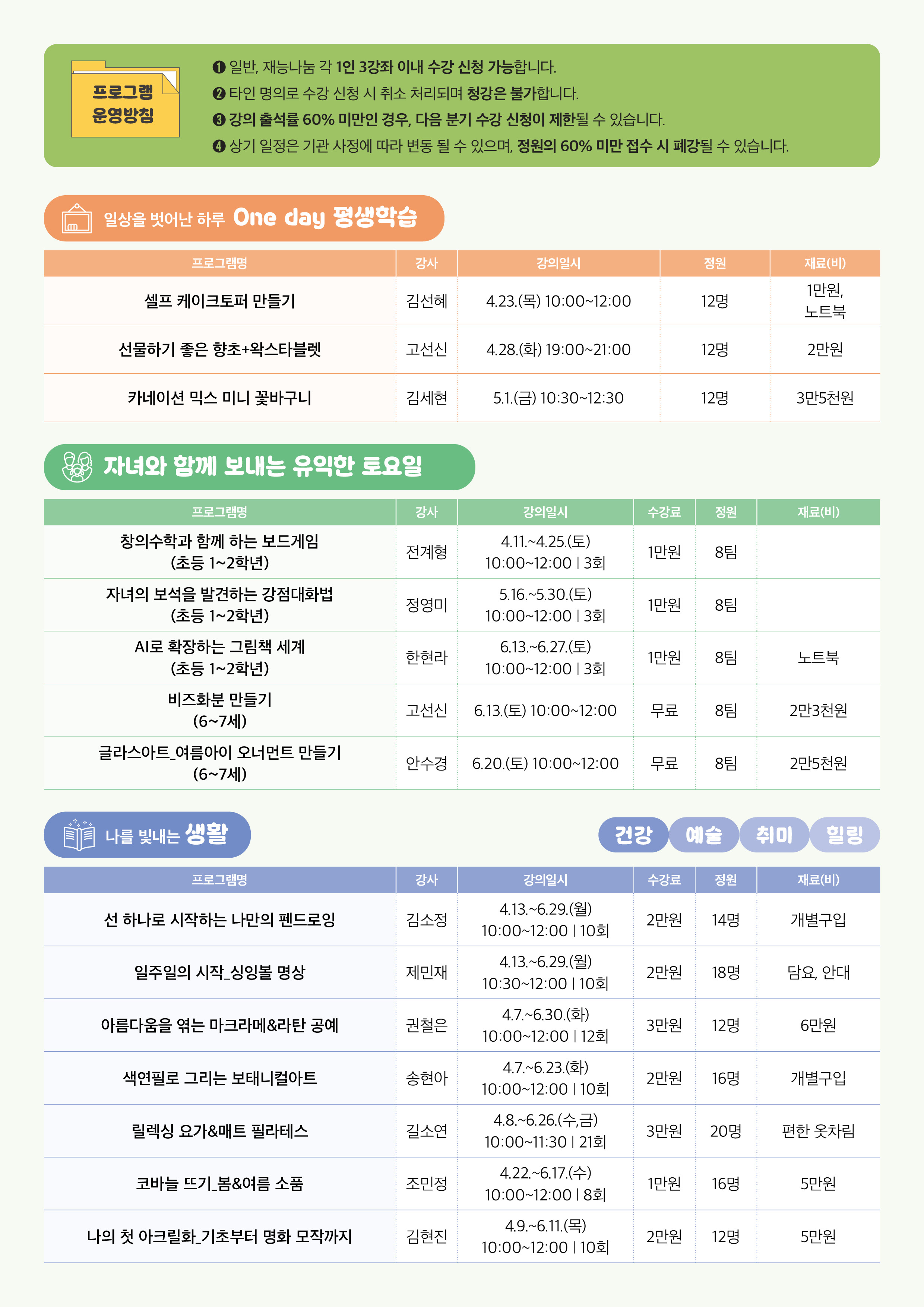 2026년 2분기 YDP미래평생학습관 프로그램 수강생 모집 2번째 파일
