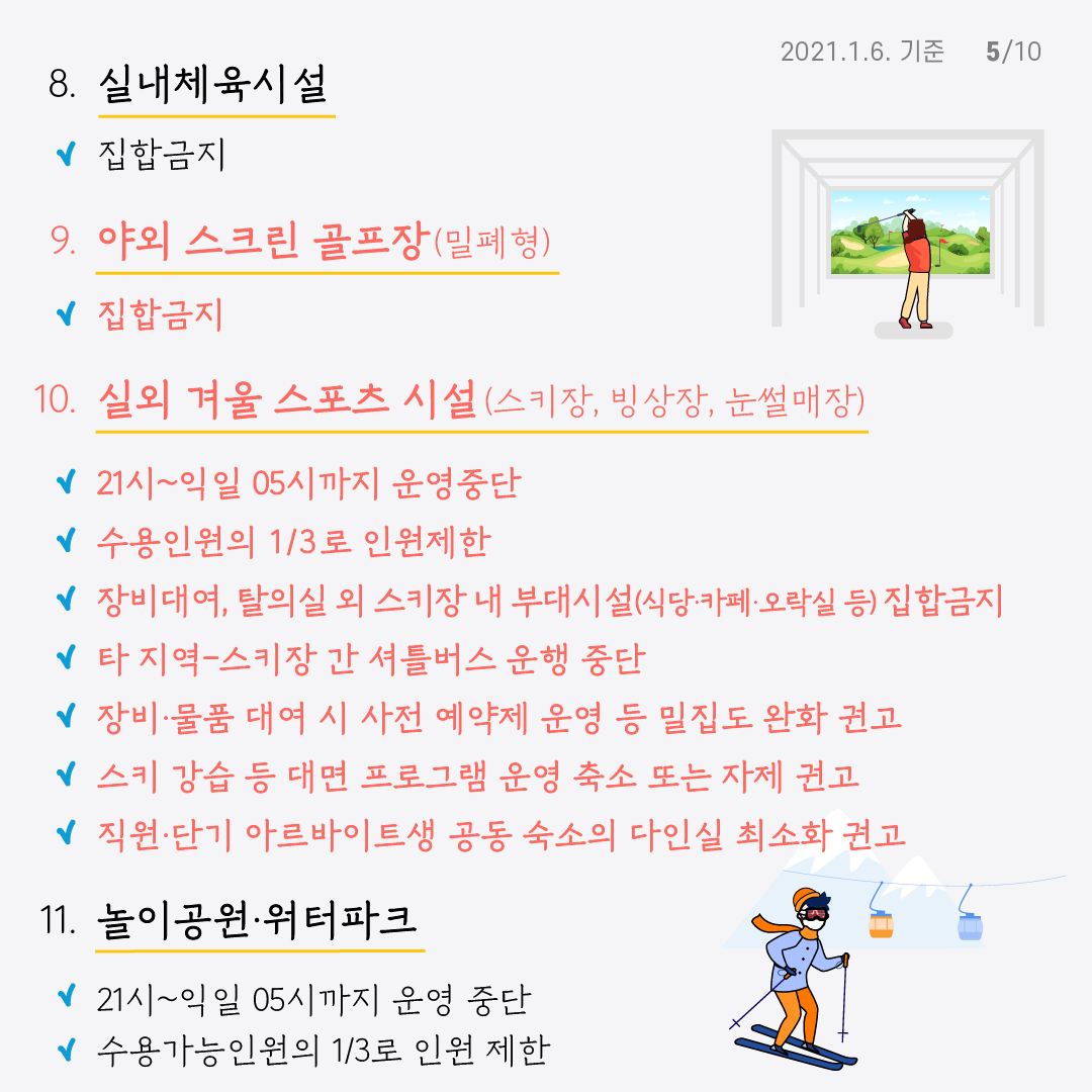 사회적 거리두기 수도권 방역수칙 5번째 파일