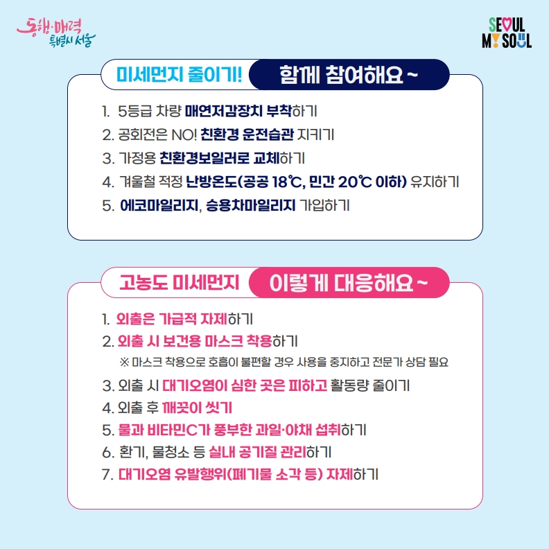 미세먼지 계절관리제 