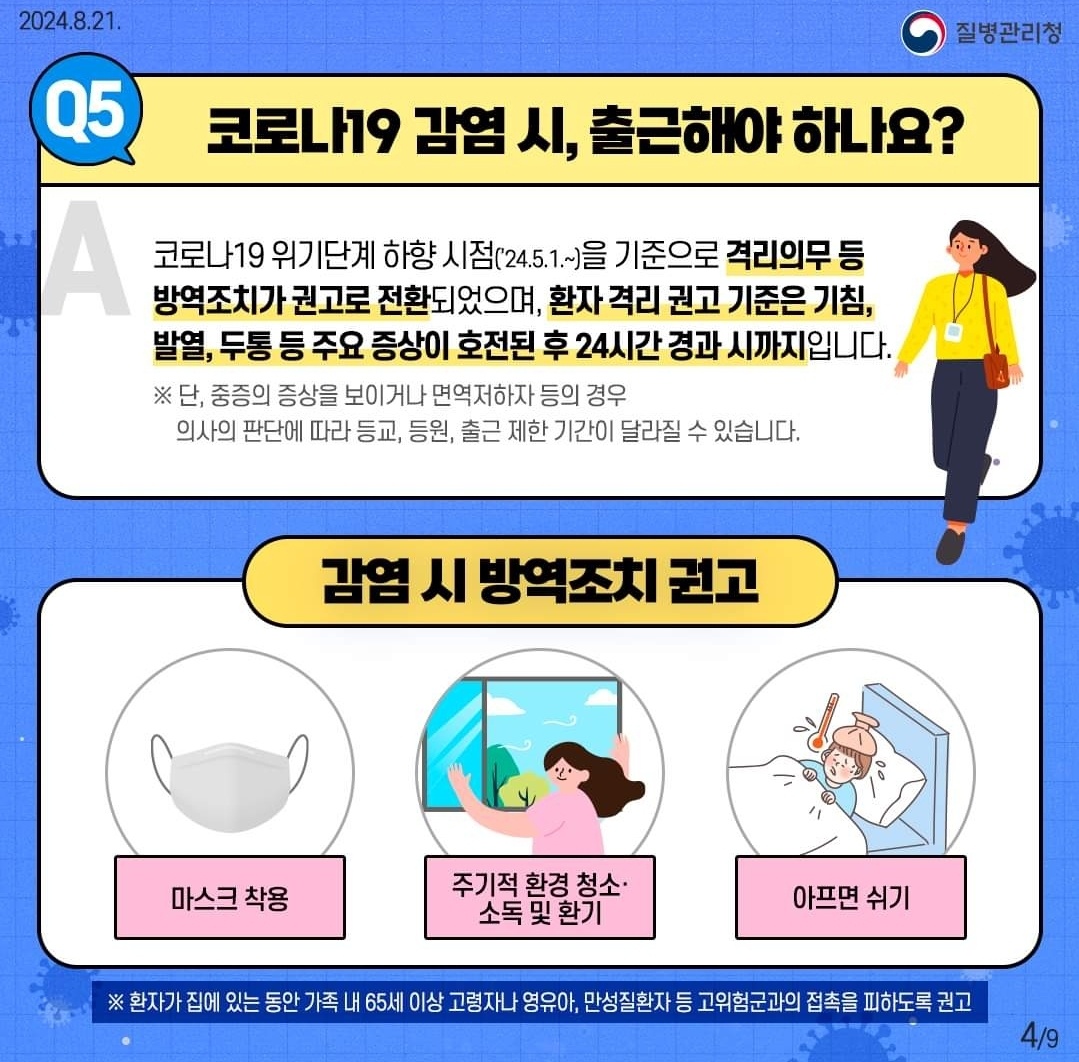 여름철 코로나19 유행 10문 10답 