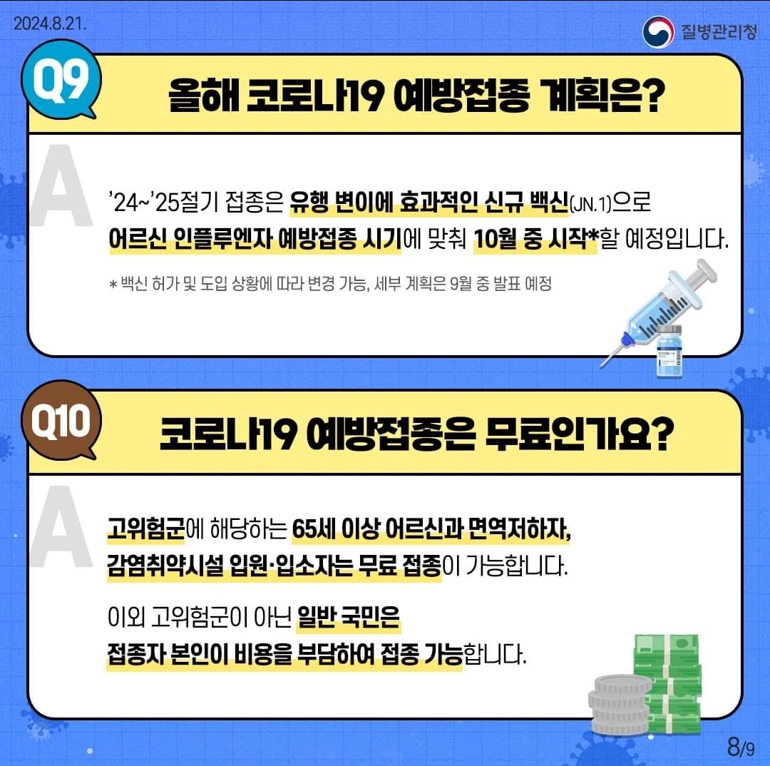 여름철 코로나19 유행 10문 10답 