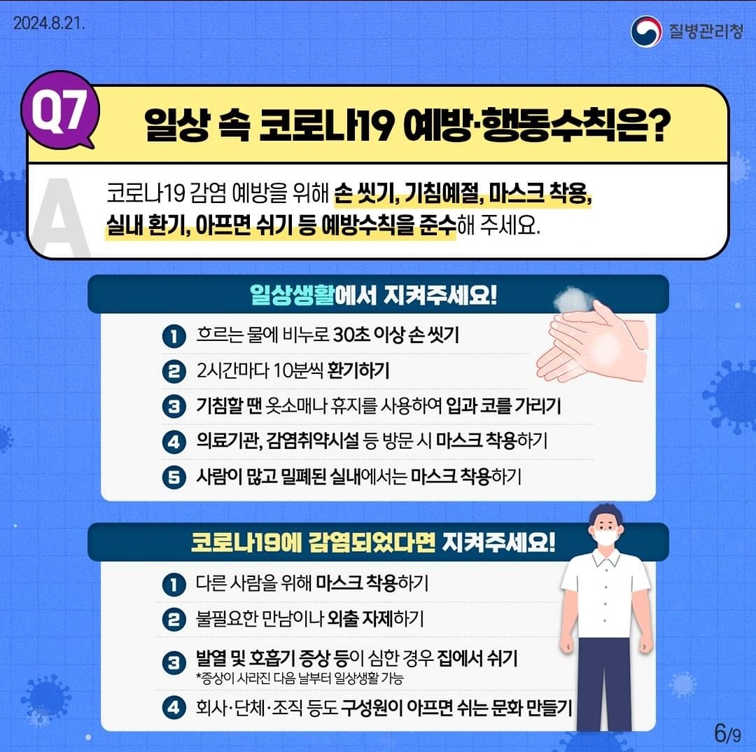 여름철 코로나19 유행 10문 10답 