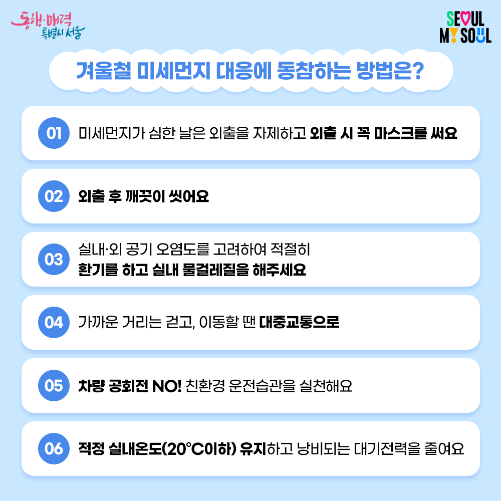 2024 6차 미세먼지 계절관리제 