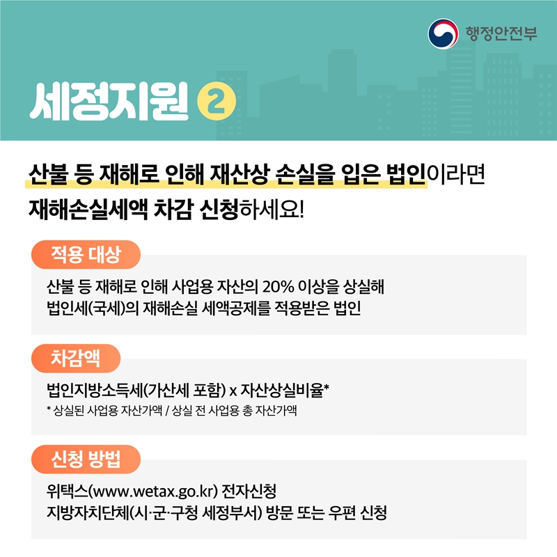4월은 법인지방소득세 신고 납부의 달 