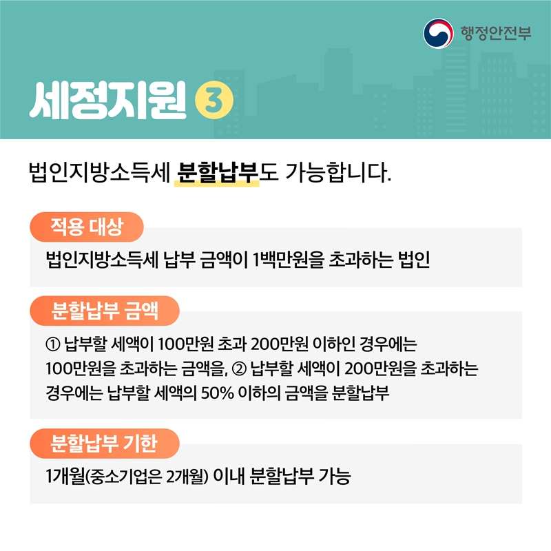 4월은 법인지방소득세 신고 납부의 달 