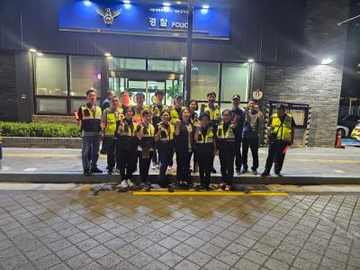 9월 동장·파출소장 합동순찰 실시 의 이미지