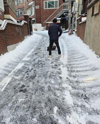 도림동 제설작업 의 이미지