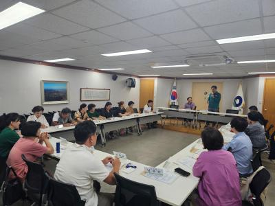 2024년 8월 통장연합회 임시회의 개최 의 이미지