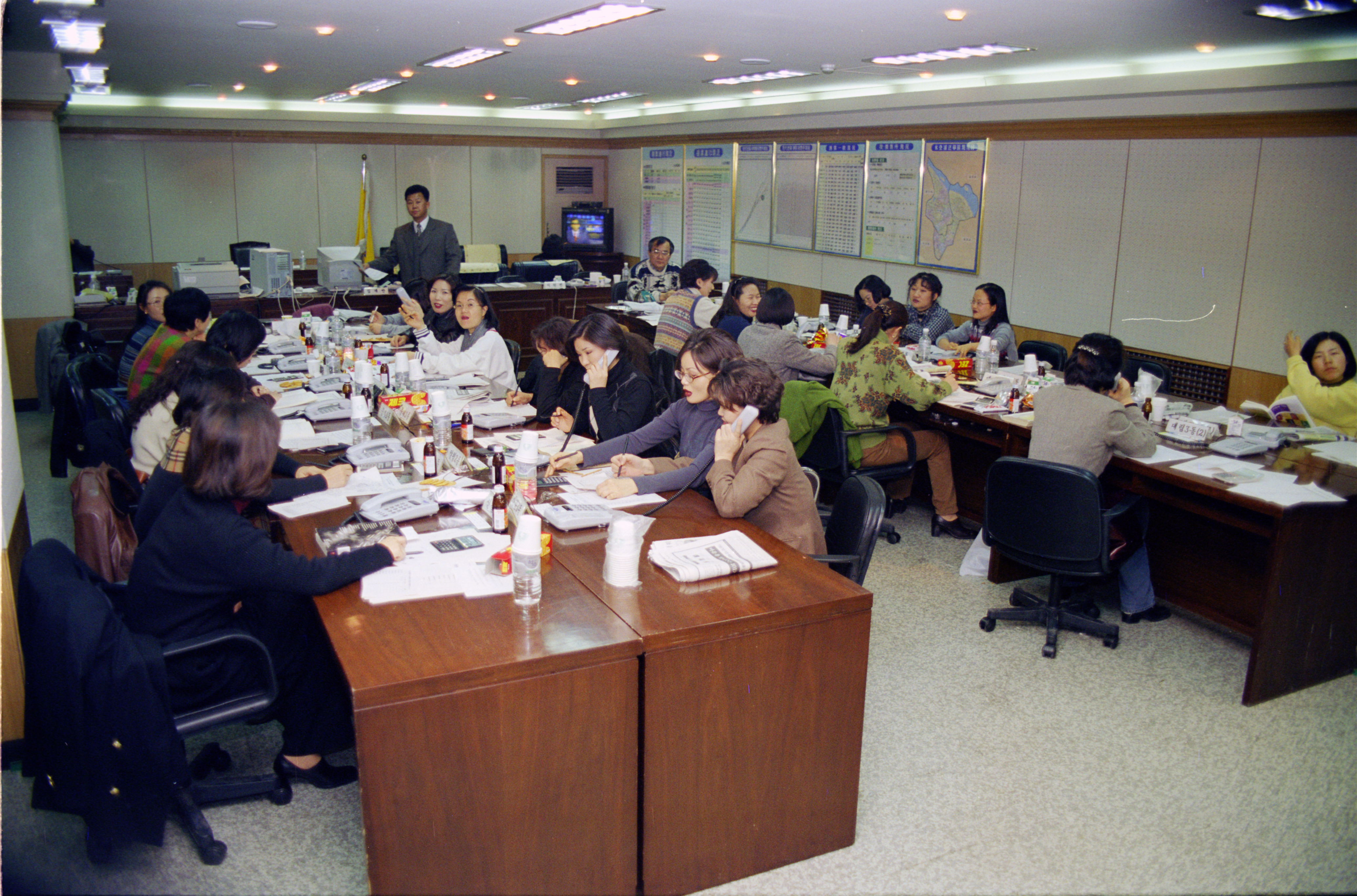 제15대 대통령선거 투.개표종합상황실 의 이미지