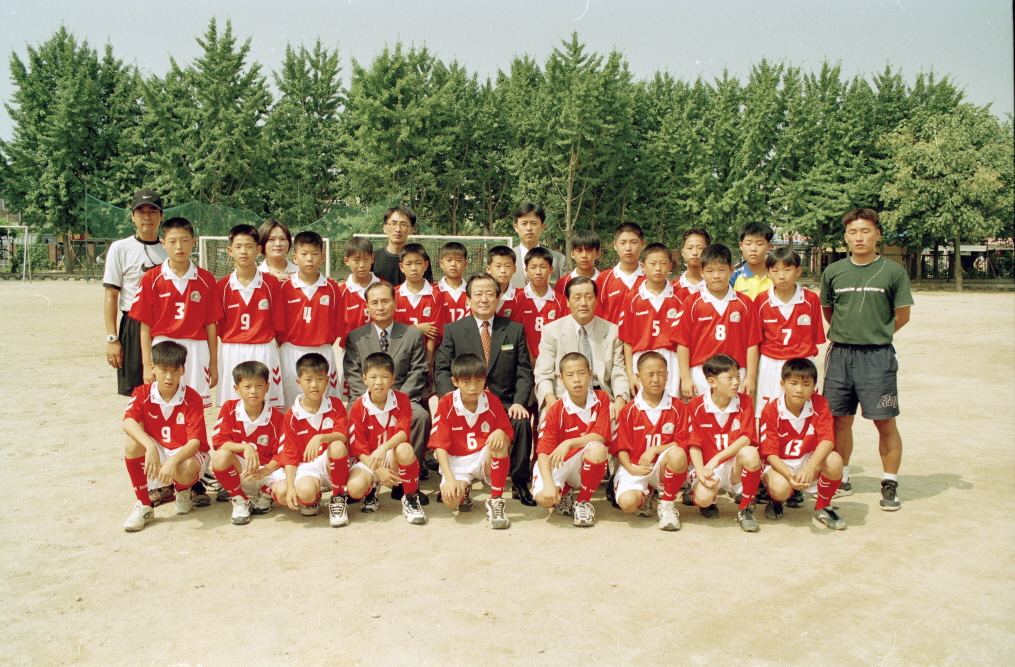 대동초등학교 축구부 격려 의 이미지