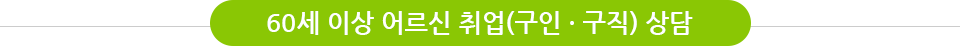 60세 이상 어르신 취업(구인·구직)상담