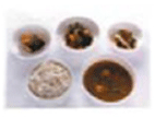 보리밥청국장찌개,고등어조림미역오이초무침,열무김치 이미지