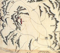 금천현(여지도)18세기 중엽 이미지